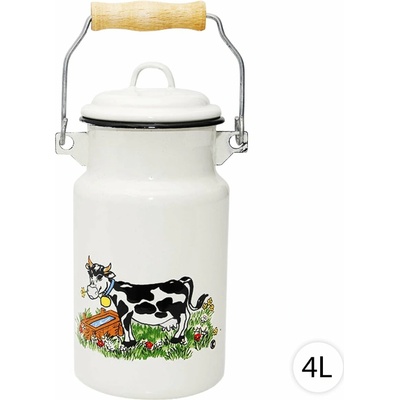 Smaltovaná konvice na polévku, mléko a tekutiny, 4L, Perfect Home 4777