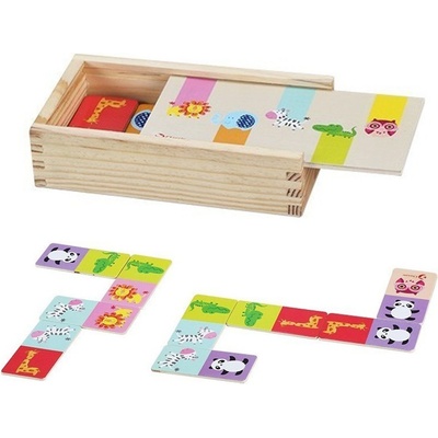 Classic World Детско дървено домино с животни (cw3561)