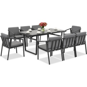 Garden Point Комплект за хранене Cento за 8 души Garden Point антрацит (GAP1070-8)