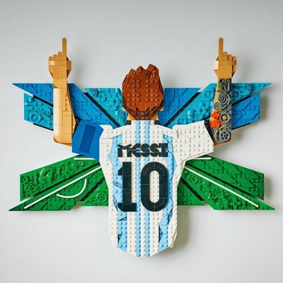 LEGO® Editions 43018 Lionel Messi – Okamih víťazstva