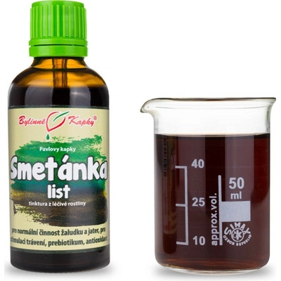 Púpava lekárska list kvapky tinktúra 50 ml