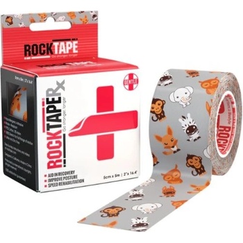 RockTape pro citlivou pokožku animal zvířátka kineziologický tejp 5cm x 5m
