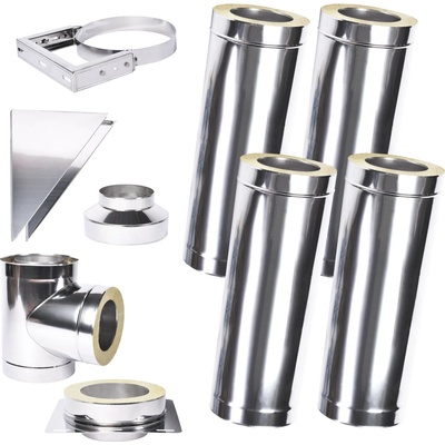 Solid izolovaný komín Slim Eco 0,5 150mm 4m – Zboží Dáma