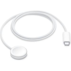 Apple Watch Ultra 3 49 мм / Series 11 46 мм / Series 11 42 мм APPLE настолно зарядно устройство Type-C, зарядно устройство за Apple Watch, БЯЛО (ML434ZM/A)