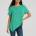 Be You Тениска Be You Women's Ruched Side Regular Fit T-Shirt - Green Spot