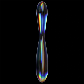 Image 1 of Lovetoy Twilight Gleam Glass Dildo Double Delight