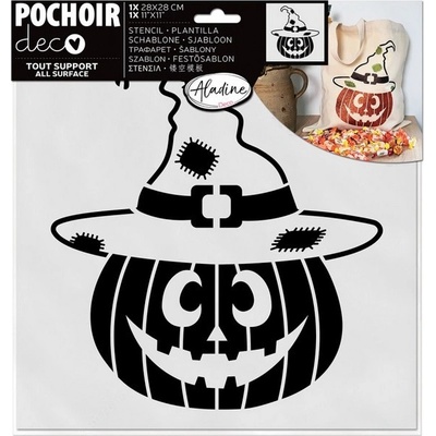 Aladine šablona 28x28cm Dýně s klobouke – Sleviste.cz