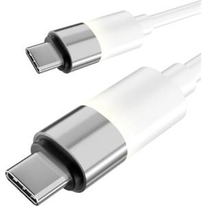 AVAX cb317 glowy 2 м 60w usb-c бял кабел за бързо зареждане avax_cb317 (avax_cb317)