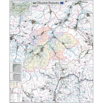 Mapmedia Карта на община Вършец