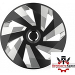 Versaco Тасове за джанти 14'' Versaco Vector RC Black/Silver (56078) - avtochastikrasi