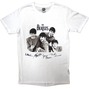 The Beatles Mop Tops & Signatures White M Риза (BEATTEE612MW02)