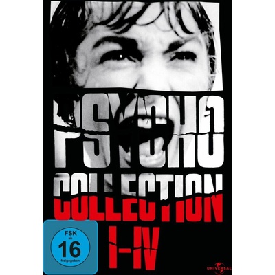 Psycho Collection I-IV, 4 DVDs
