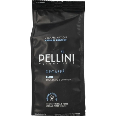 TOP PELLINI bezkofeínová mletá 185 g