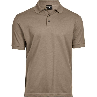 Tee Jays 1405 pánske luxusné elastické polo tričko hnedé kit