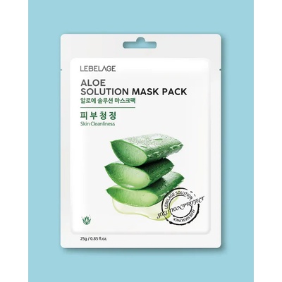 Lebelage Hydratační plátýnková maska s aloe Aloe Solution Mask - 23 ml 1 ks – Zbozi.Blesk.cz