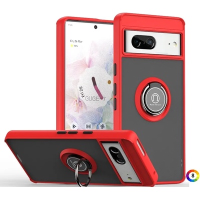 Google Pixel 7 Q Удароустойчив Ring Holder Калъф и Протектор