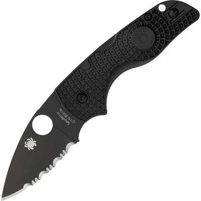 Spyderco Lil Native Black Lightweight Black Blade CTS BD1N, FRN, Backlock C230SBBK