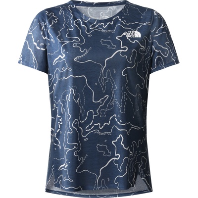 The North Face Дамска тениска w printed sunriser s/s shirt - shdybuvlytpprnt - m (nf0a7ww1a09)