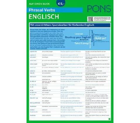 PONS Phrasal Verbs auf einen Blick