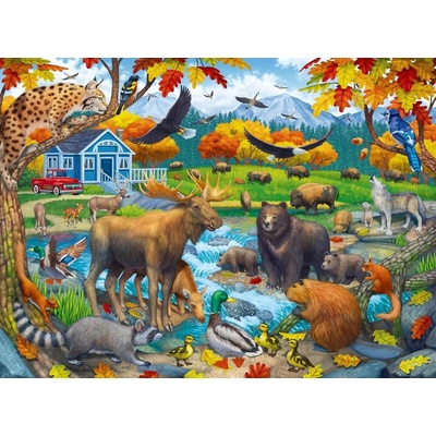 Ravensburger XXL Setkání divočiny 150 dielov