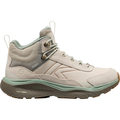 Дамски туристически обувки Keen Women's Leiki Leather Mid WP Walking boots - Birch / Lily Pad - размер 40 (EU) (119-1034-0220)
