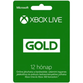 Microsoft Xbox Live Gold 12 Month Membership