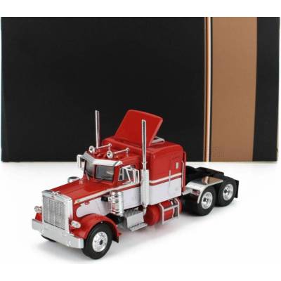 IXO MODELS PETERBILT 359 TRACTOR TRUCK 3-ASSI 1973 RED WHITE 1:64