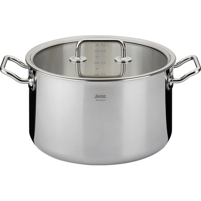 Hrnec BRIGADE BASIC 24 cm se skleněnou poklicí - SPRING SOLINGEN