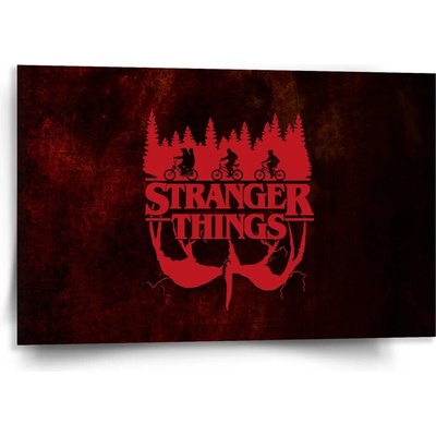 Sablio Obraz Stranger Things Red - 120x80 cm