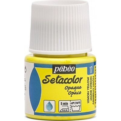 Pébéo Setacolor Боя за плат 17 Lemon Yellow 45 ml 1 бр (69.3017)