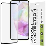 Techsuit Протектор за Samsung Galaxy A35 5G / A55 5G / M35 - 111D Full Cover / Full Glue Glass - Черен