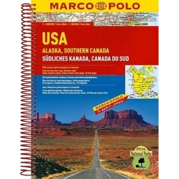 ALASKA SOUTHERN CANADA ATLAS SPIRÁLA 1:4 MIL 1:800 T MD