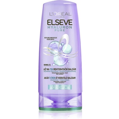 L'Oréal Elseve Hyaluron Pure балсам за коса за мазен скалп и сухи краища 300ml