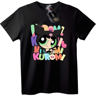 NOONEBRAND Тениска Kuromi с цветове - M, Black