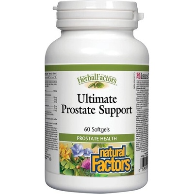 Natural Factors ULTIMATE Prostate Support (Комплексна грижа за простата) 410 mg 60 софтгел капсули | Natural Factors (3512 NF)