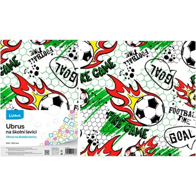 Luma ubrus na lavici / fotbal – Zboží Dáma