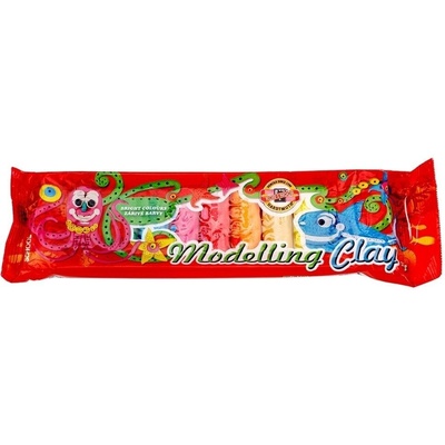 KOH-I-NOOR Set of Modelling Clay Пластилин за деца 200 g (01315S1001PS)