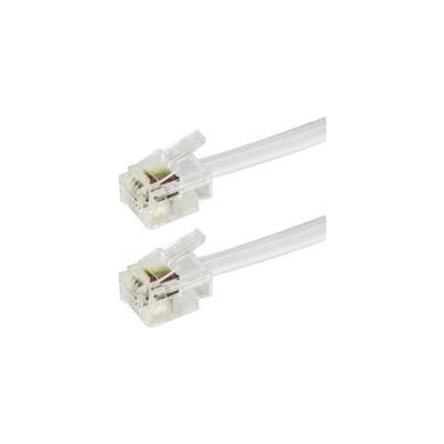 GoGEN TEL200MM01 telefónne (RJ11), 2m, bílý