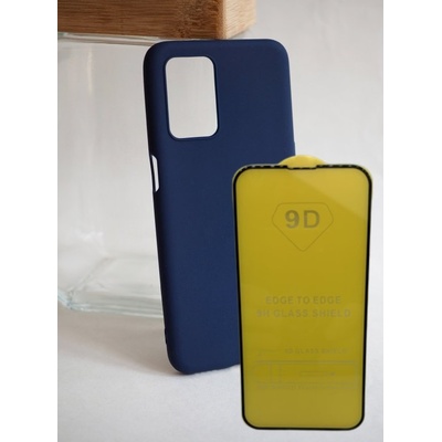 Case mates pouzdro Realme balíček silikonový kryt + tvrzené sklo tyrkysová, Realme Realme 8 5G, Ochranné sklo – Zboží Živě
