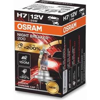 Image 1 of OSRAM NIGHT BREAKER 200 H7 55W 12V (64210NB200)