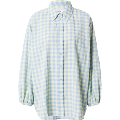 florence by mills exclusive for ABOUT YOU Блуза 'Gingham' синьо, зелено, размер 40