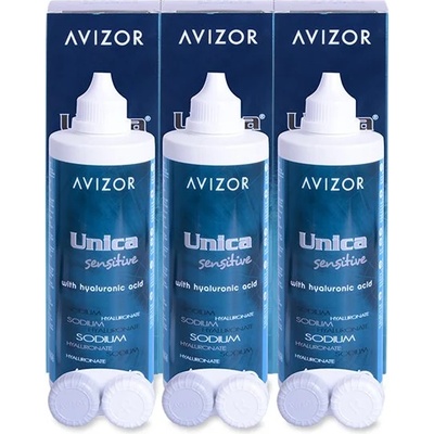 Avizor Unica Sensitive Разтвор 3 x 350 ml