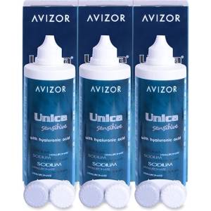 Avizor Unica Sensitive Разтвор 3 x 350 ml