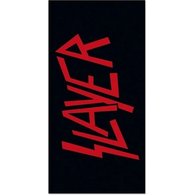 CurePink: | Osuška - ručník Slayer: Logo (150 x 75 cm) bavlna [KKLBTSL01]