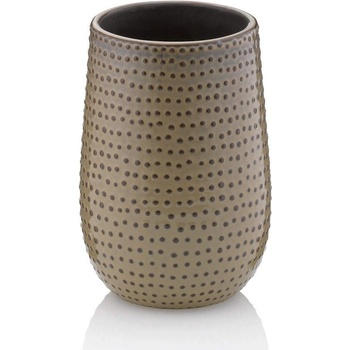 kela Поставка за четки за зъби цвят мока KELA от серия Dots