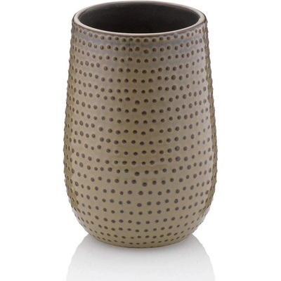 kela Поставка за четки за зъби цвят мока KELA от серия Dots