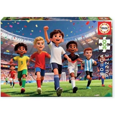 EDUCA Futbalový svet 300 dielov