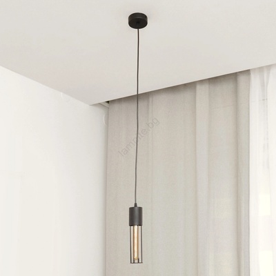 Helam Пендел MELODY 1xE27/15W/230V черен (HE1676)