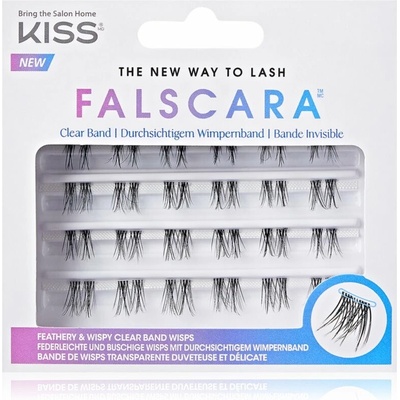KISS Falscara The New Way to Lash trsové nalepovacie mihalnice bez uzlíka 24 ks