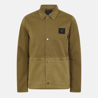 Lyle and Scott Анорак Lyle and Scott Men's Panelled Long Sleeve Parka - Desert Sage